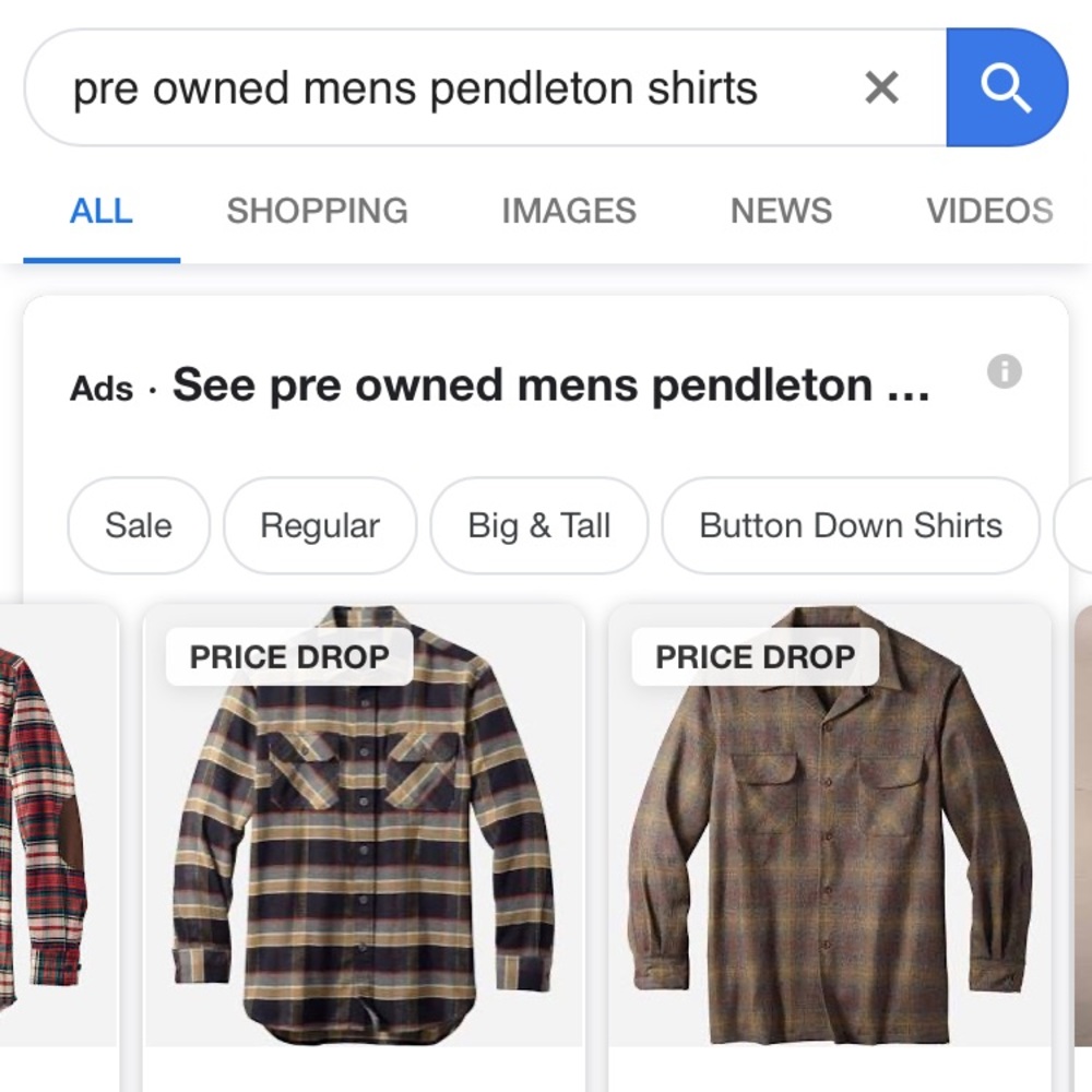 ISO Men’s Pendleton Flannel XLT
